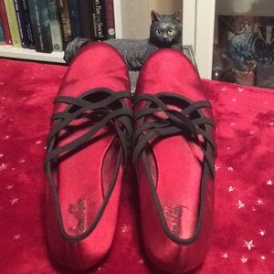 Satin flats from Sam & Libby